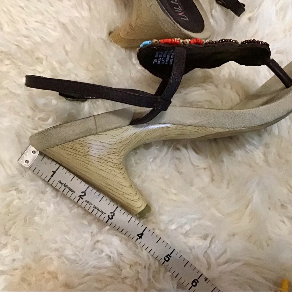 Kenneth Cole Beaded Thong Sandals - Picture 7 of 8